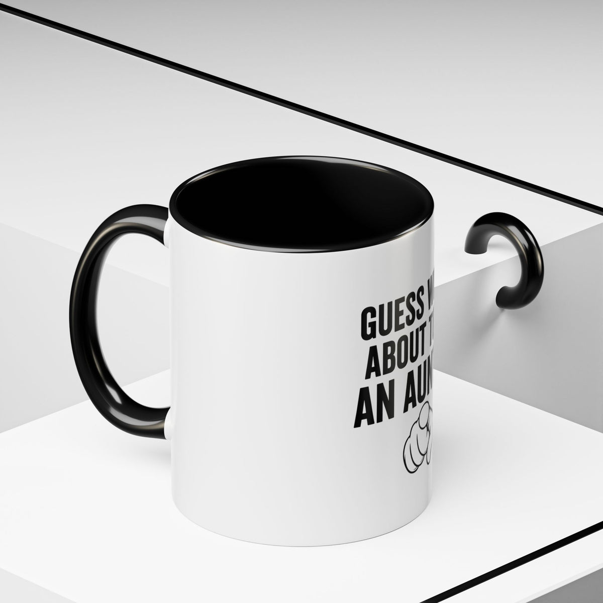 Promoted to Auntie Mug Guess Whos About To Be An Auntie Long Distance Baby Reveal Pregnancy Announcement Gift For Sister Aunt To Be Cup