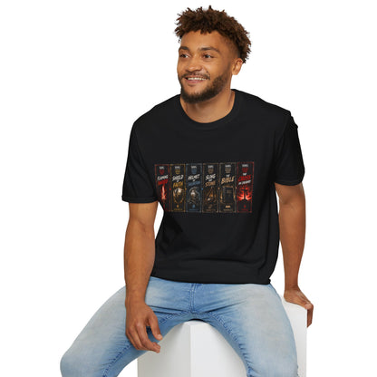 Armor of God VHS Panels T-Shirt Gift | Ephesians 6 Christian Warrior Mens Tee, Spiritual Warfare Graphic Shirt