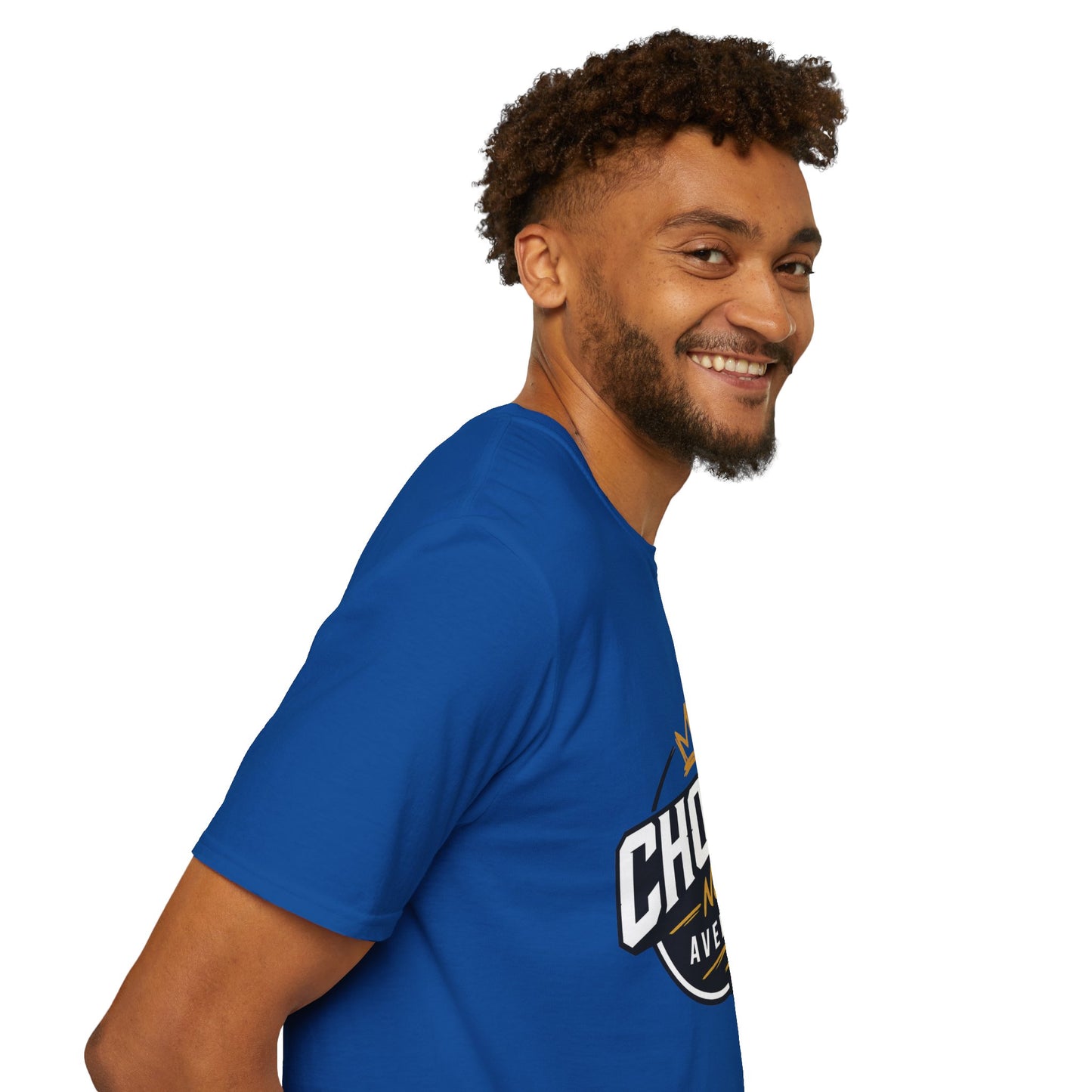Chosen Not Average Christian T-Shirt Gift for Him | Inspirational College Tee for Men, Faith Streetwear Shirt, Crown Cross Graphic Tee