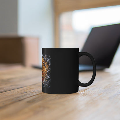 Black Santa Christmas Mug, African American Santa Coffee Cup, Black Santa Claus Mug, Christmas Gift, Holiday Mug, Black Christmas Mug