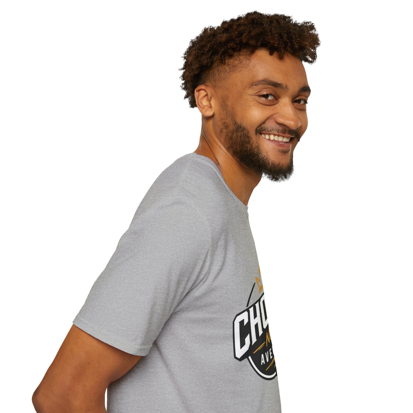 Chosen Not Average Christian T-Shirt Gift for Him | Inspirational College Tee for Men, Faith Streetwear Shirt, Crown Cross Graphic Tee