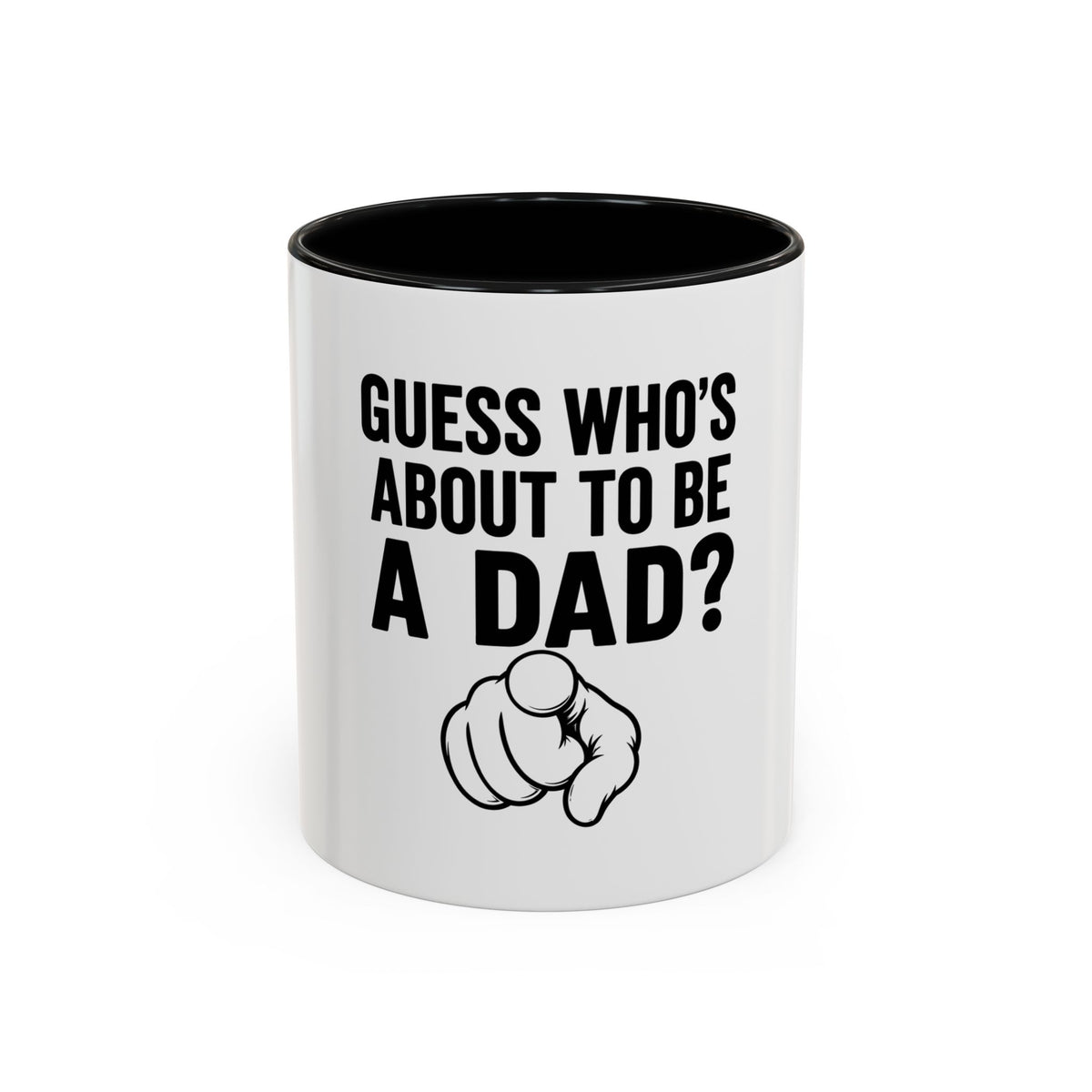 New Dad Mug Guess Whos About To Be A Dad Pregnancy Announcement Gift For Husband From Wife First Time Daddy Cup Funny