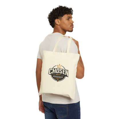 Chosen Not Average College Tote Bag Gift for Him | Inspirational Campus Tote for Students, HBCU Graduation Gift, Christian College Guy Bag