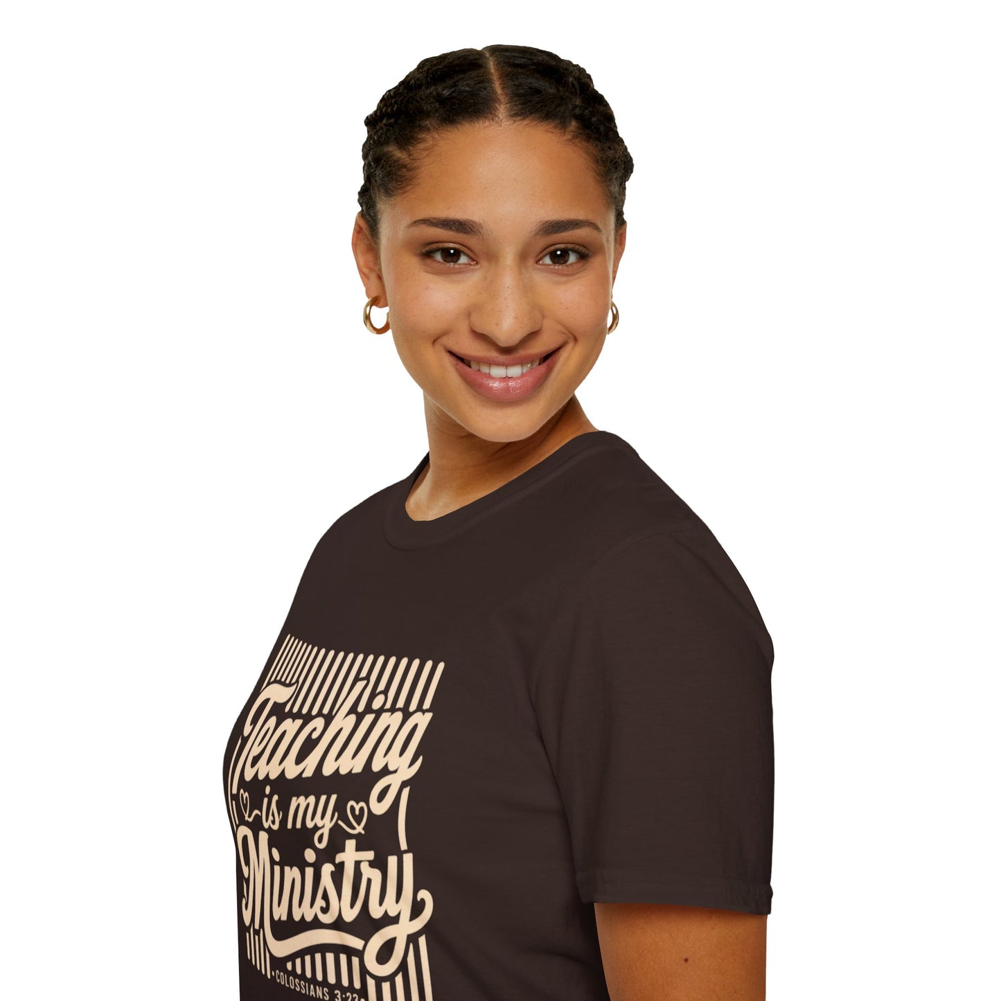 Teaching Is My Ministry T-Shirt — Christian Teacher Faith Tee (Colossians 3:23)