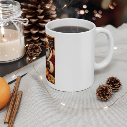 Uncle Clause Mug Forget the Cookies Where's the Peach Cobbler Funny Black Santa Coffee Cup Southern Christmas Gift Nana's Kitchen Mug