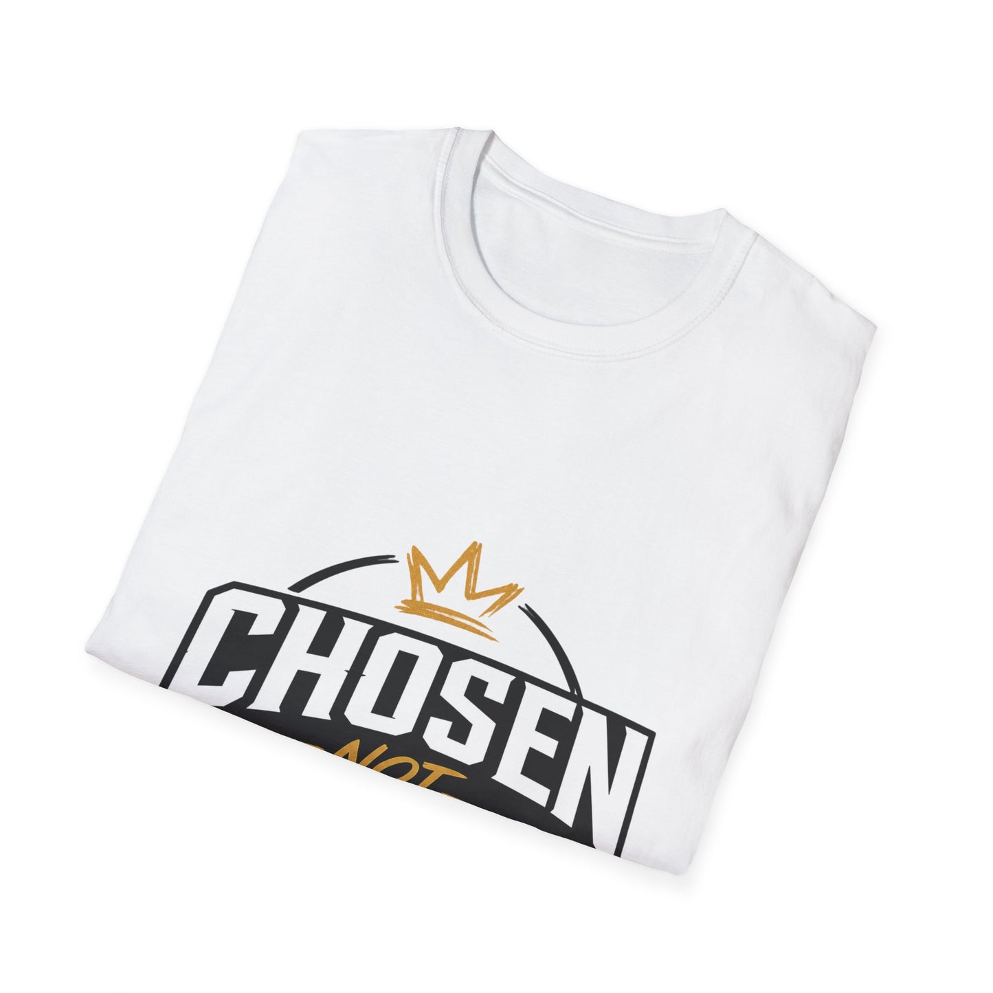 Chosen Not Average Christian T-Shirt Gift for Him | Inspirational College Tee for Men, Faith Streetwear Shirt, Crown Cross Graphic Tee