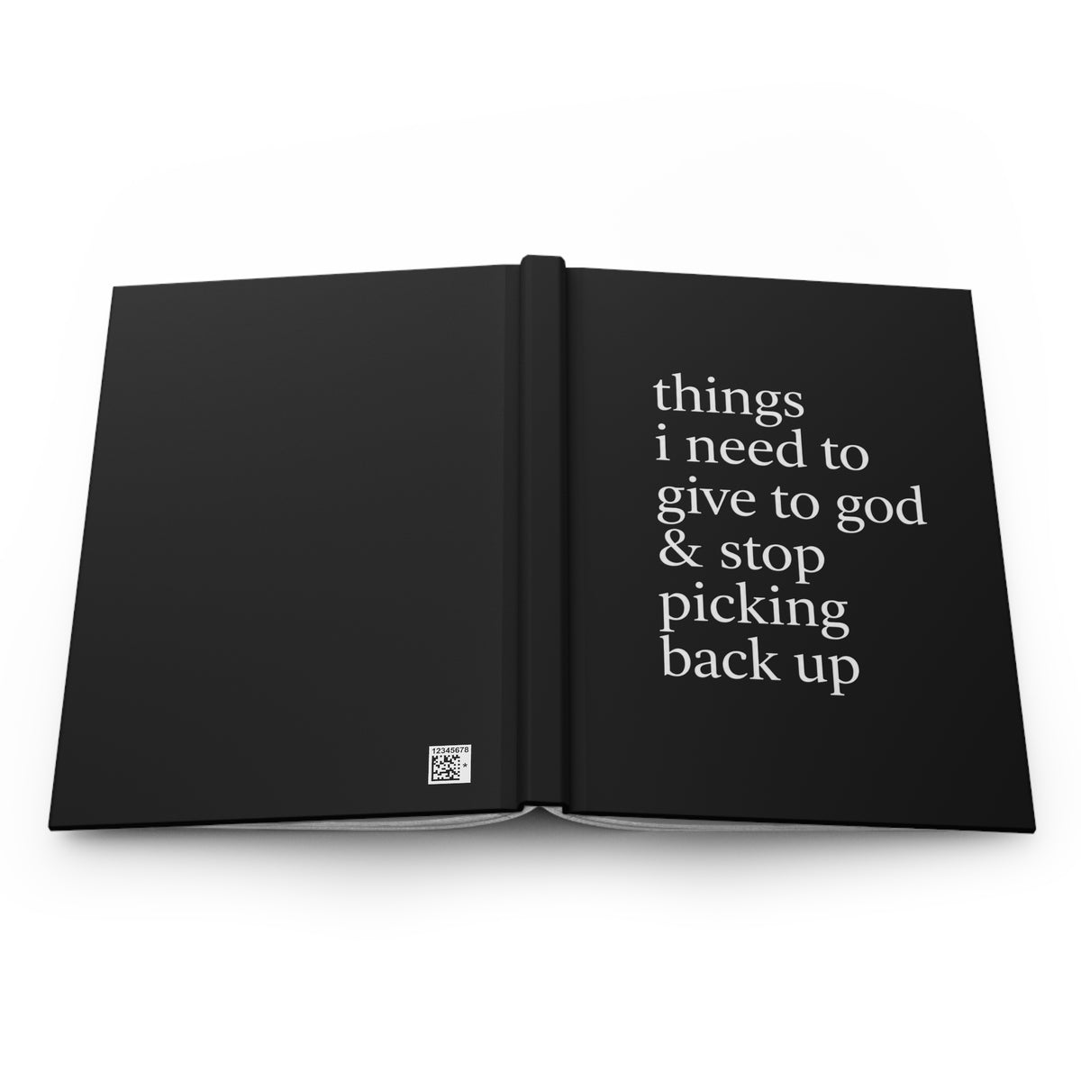 Things I Need To Give To God And Stop Picking Back Up Journal, Religious Gift, Prayer Journal, Faith Journal, Christian Gift for Her