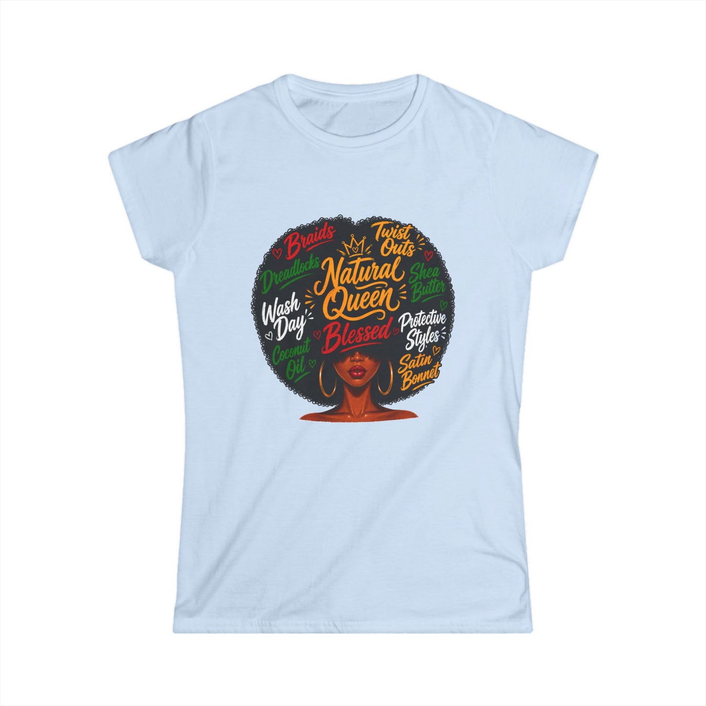 Natural Hair Queen Graphic Tee
