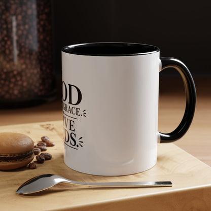 God Gives Grace I Give Meds Mug, Nurse Gift Mug, Psychiatrist Gift, Doctor Gift Mug, Pharmacist Gift Mug, Funny Christian Nurse Mug