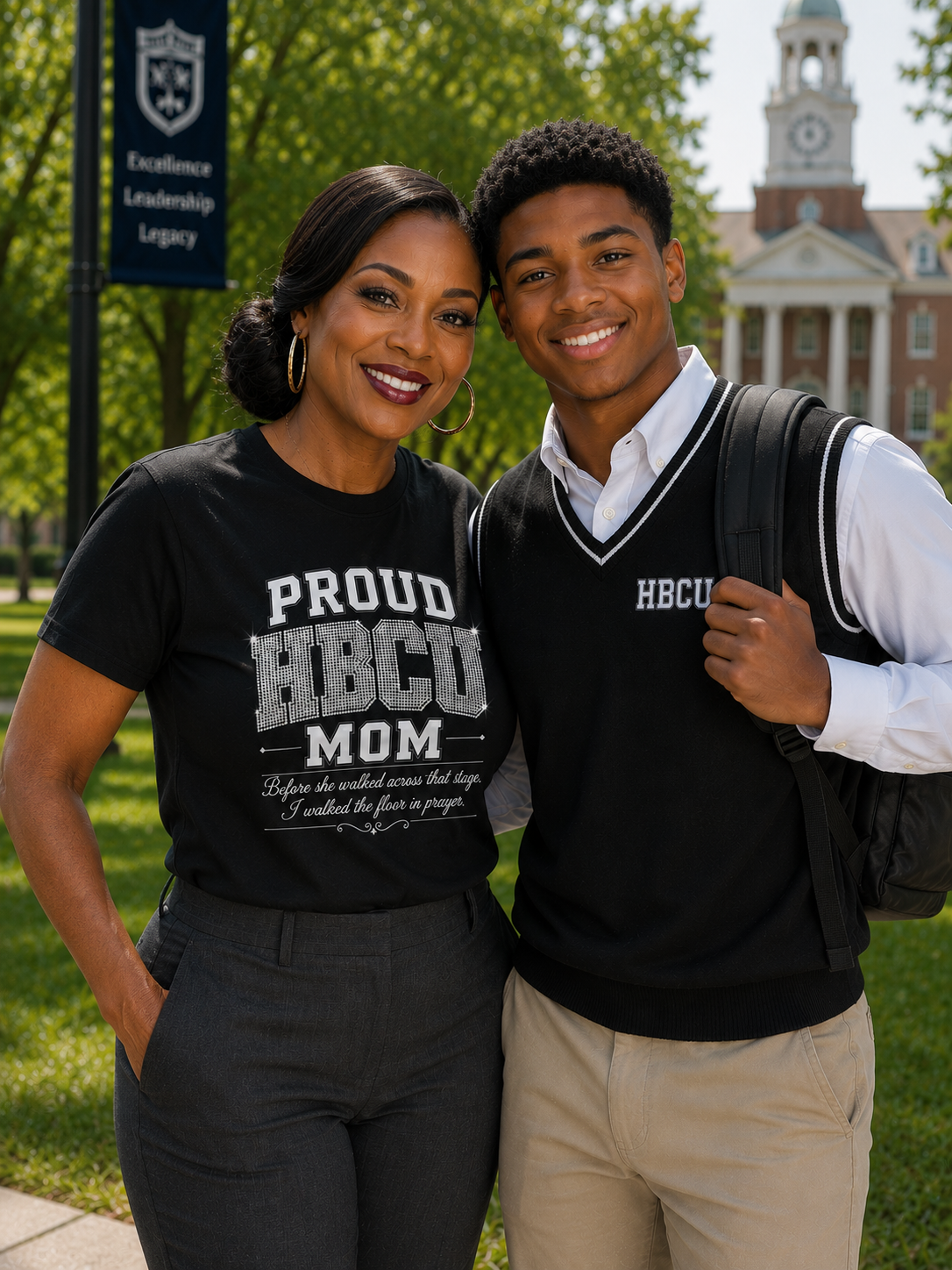 HBCU Mom Shirt Son | Proud HBCU Mom Tee | Black College Mom Gift | HBCU Graduation Gift | Before He Walked That Stage