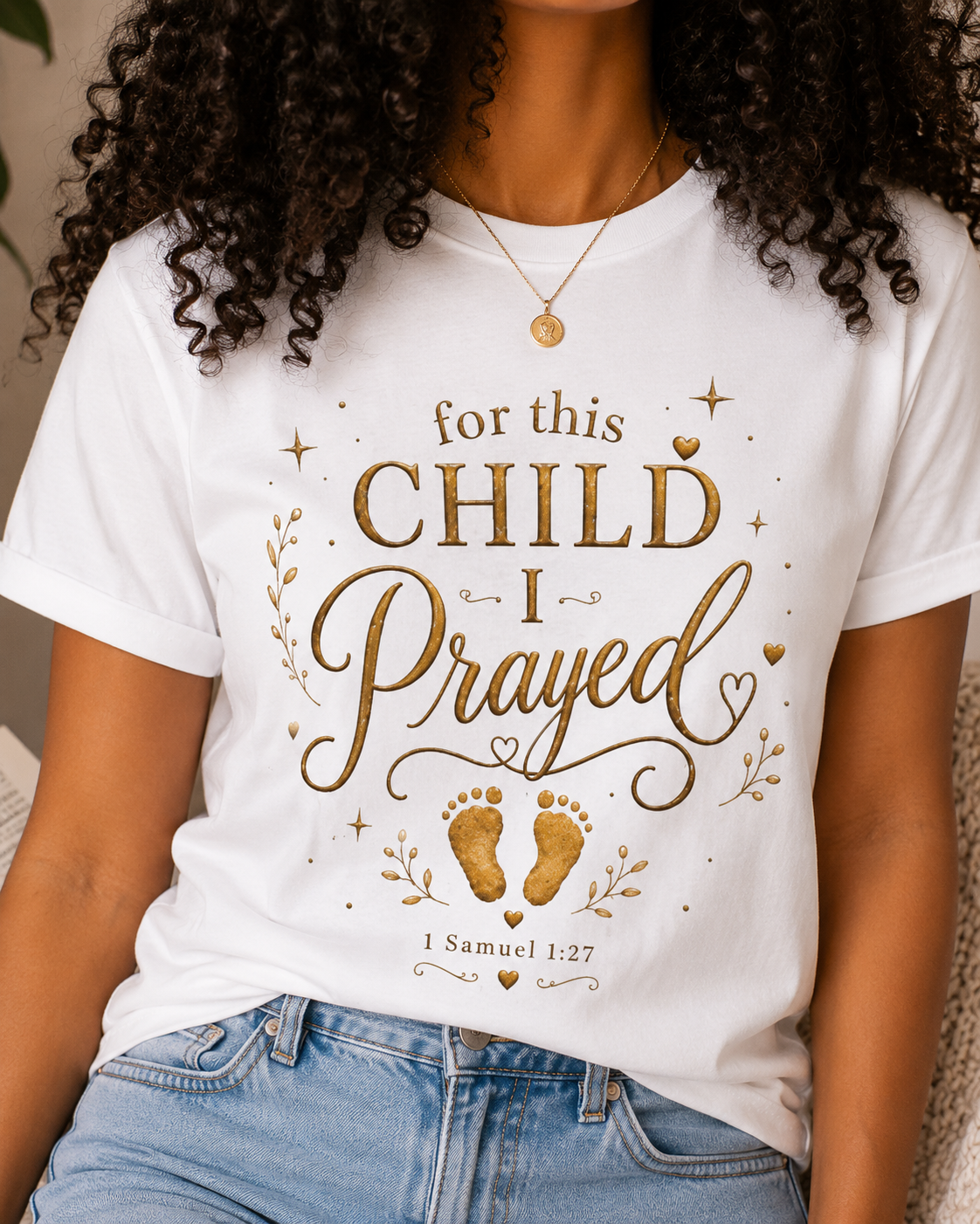 Comfort Colors® For This Child I Prayed Rainbow Baby Gift IVF Pregnancy Shirt Christian Pregnancy T Shirt Gift Baby Announcement Tee