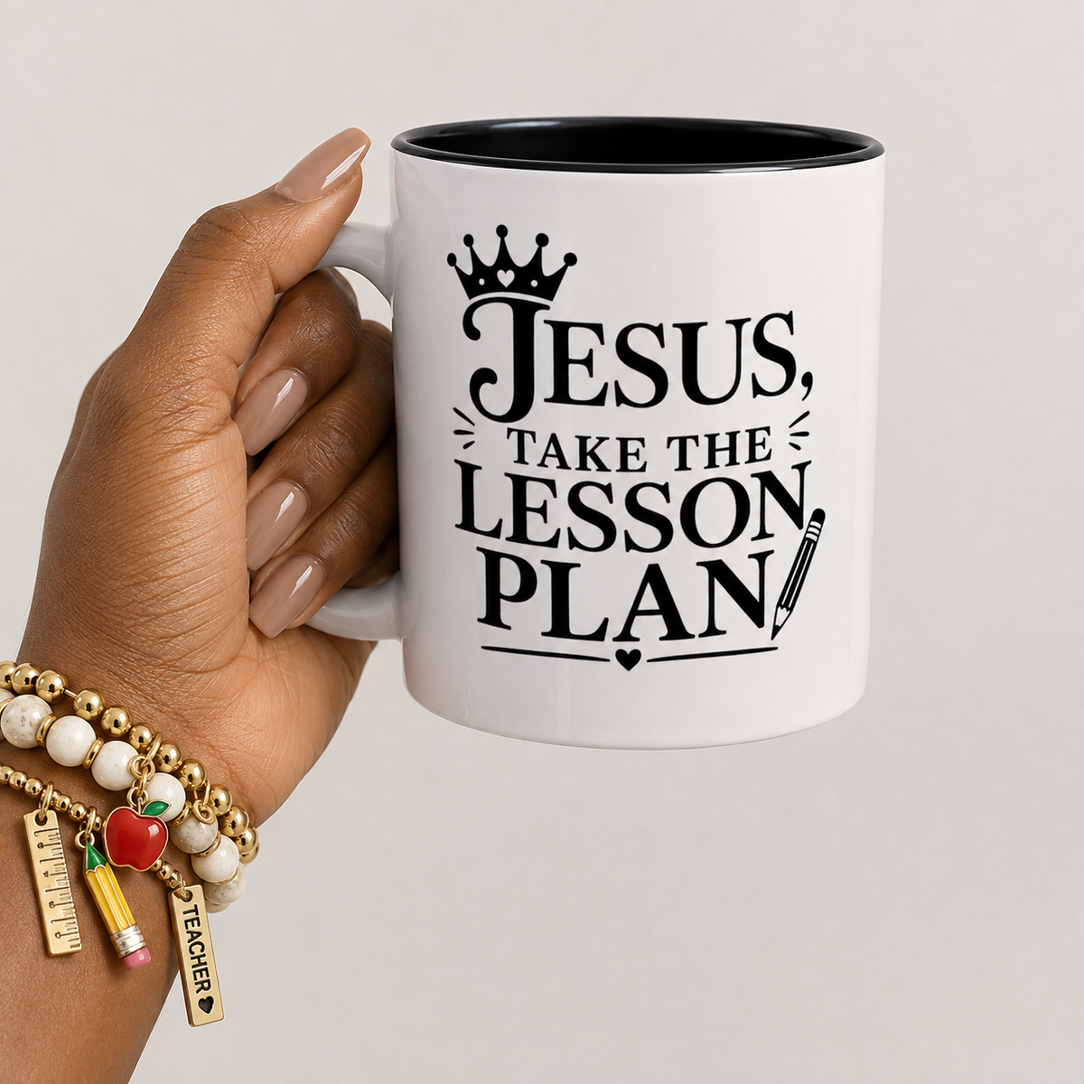 Jesus Take The Lesson Plan Mug, Christian Teacher Coffee Mug, Faith Based Teacher Gift, Teacher Mug, Teaching Ministry Coffee Cup