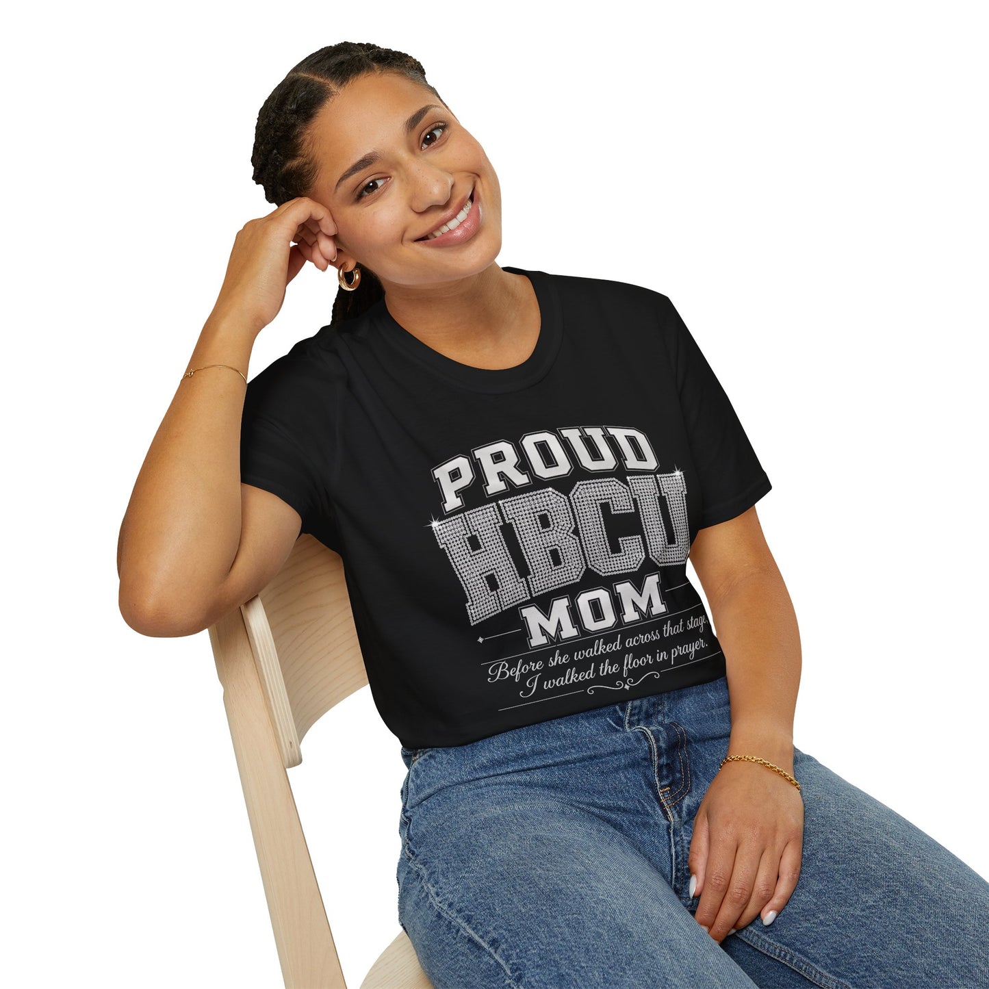 HBCU Mom Shirt | Before She Walked Across That Stage | Proud HBCU Mom Tee | Black College Mom Gift | Mom College Shirt