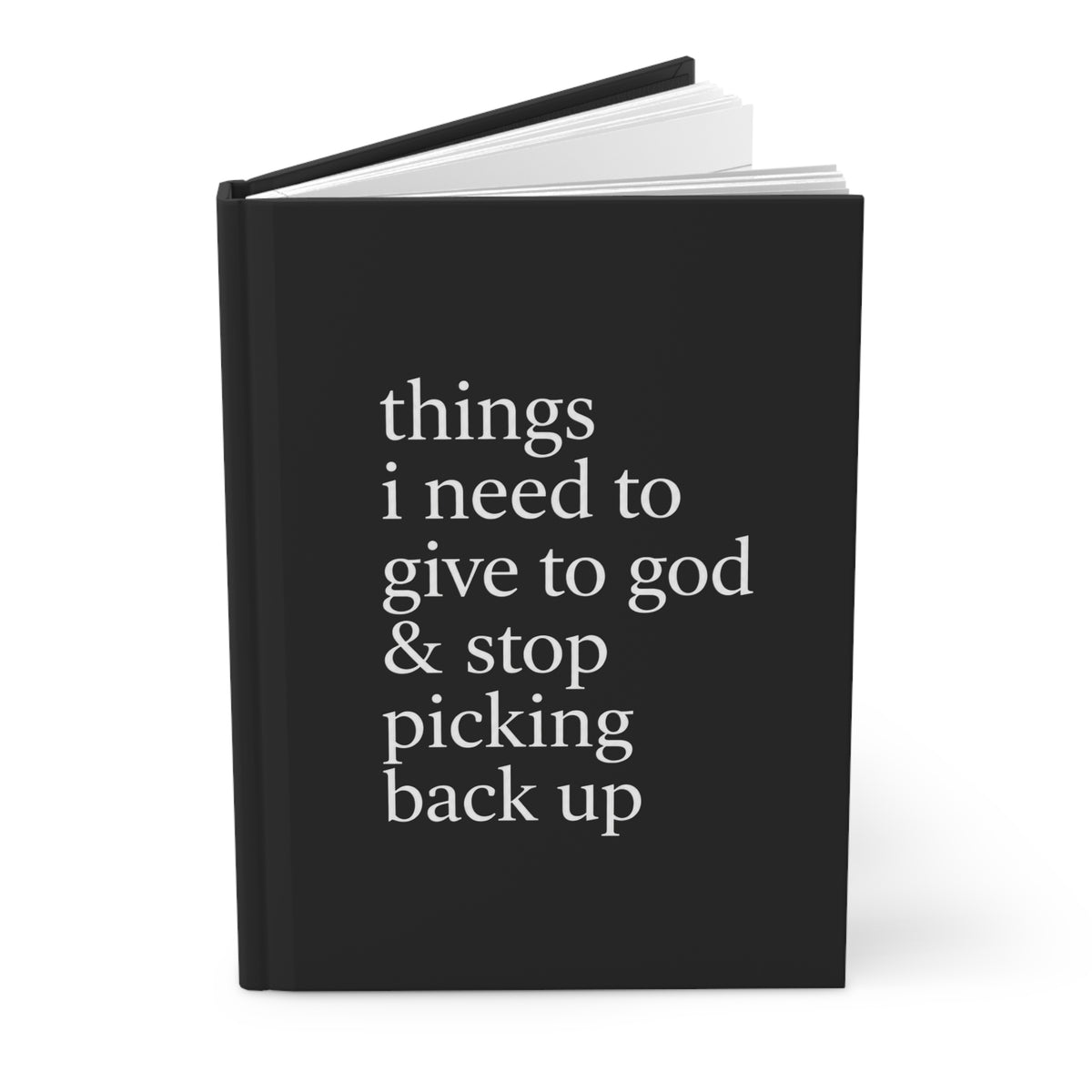 Things I Need To Give To God And Stop Picking Back Up Journal, Religious Gift, Prayer Journal, Faith Journal, Christian Gift for Her