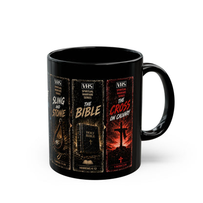 Christian Armor of God  Mug | Black Ceramic Faith Coffee Cup