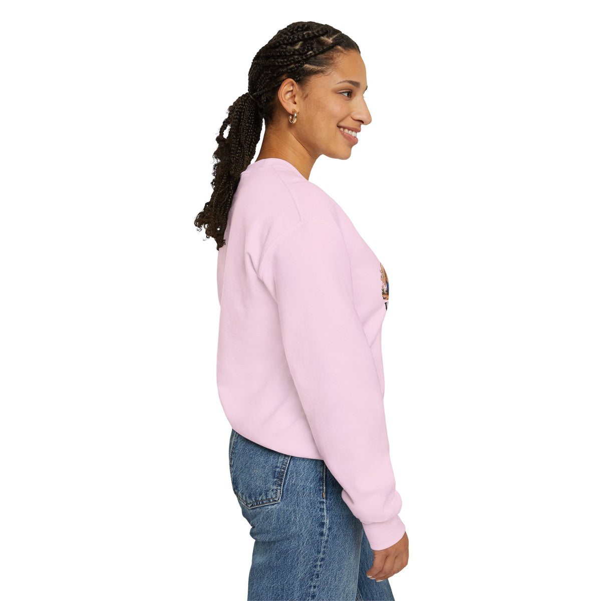 Walking By Faith Tripping Constantly Sweatshirt Cowgirl Horse Winter Holiday Christmas Sweatshirt