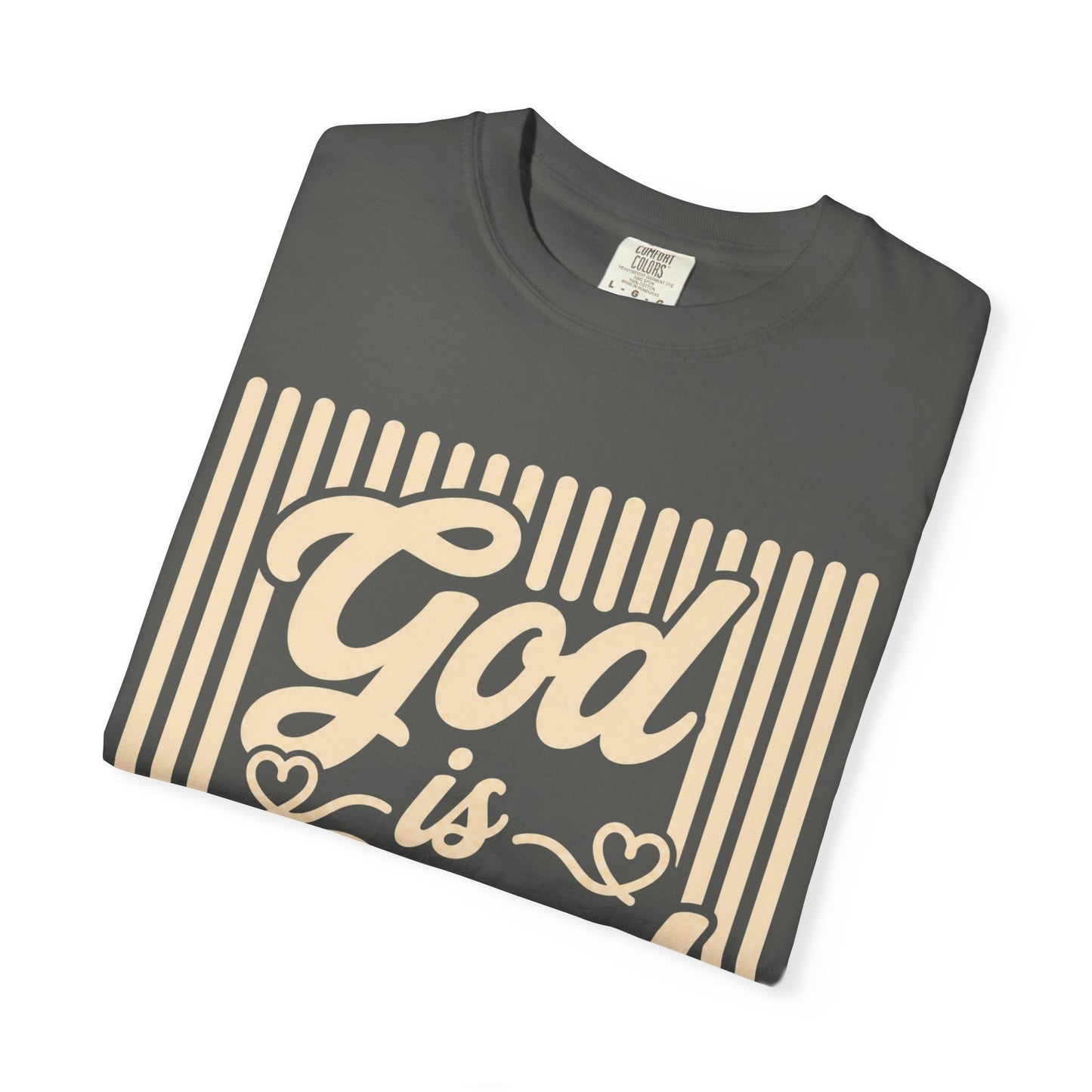 Comfort Colors® Retro God Is Good All The Time Tee, Christian Shirt Teen Girls, Faith Based T-Shirt Women, Youth Group Church Religious Tee
