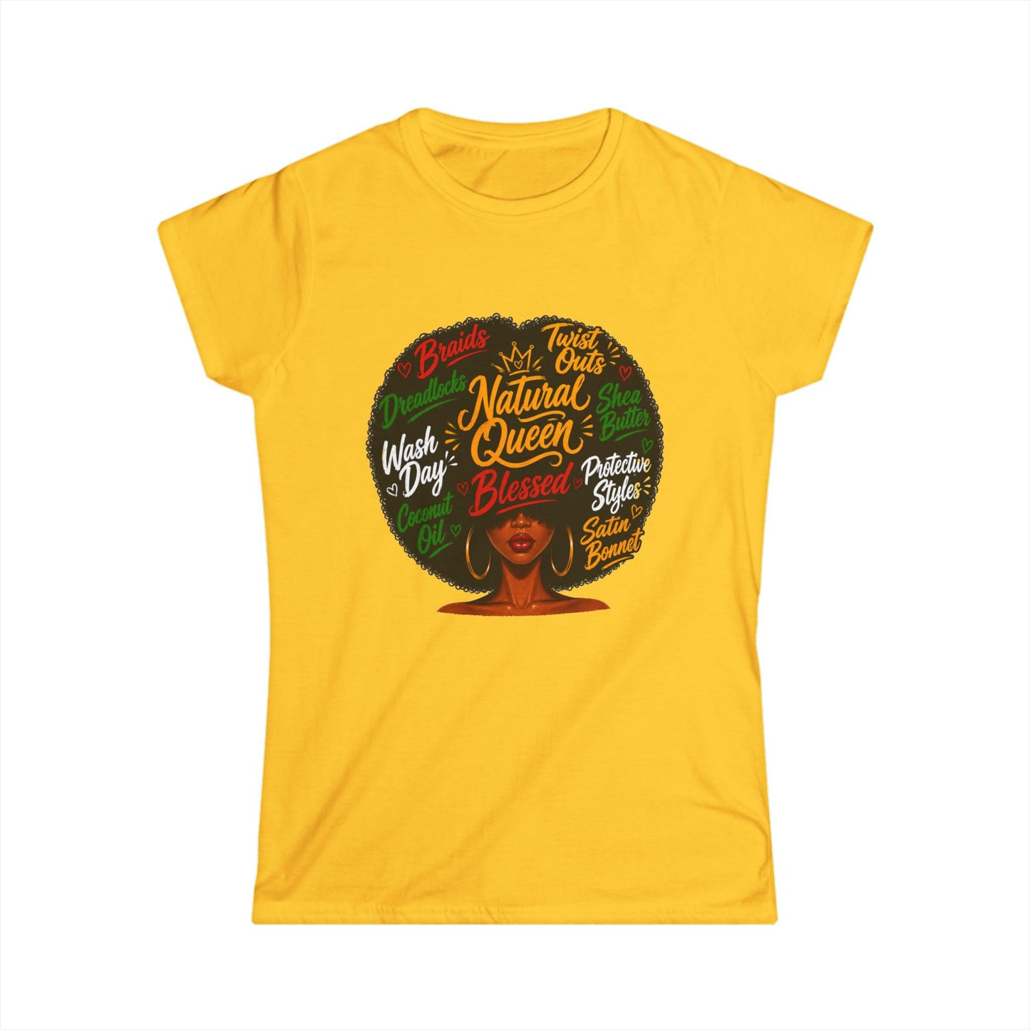 Natural Hair Queen Graphic Tee