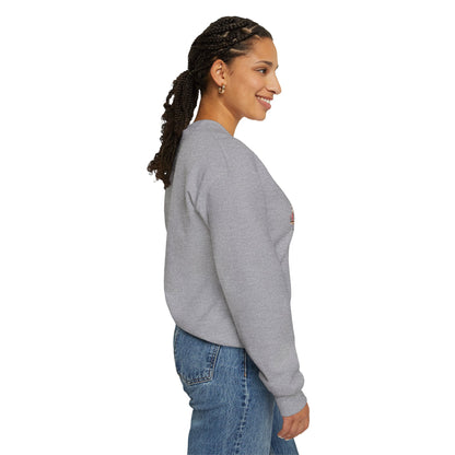 Walking By Faith Tripping Constantly Cow Winter Holiday Sweatshirt