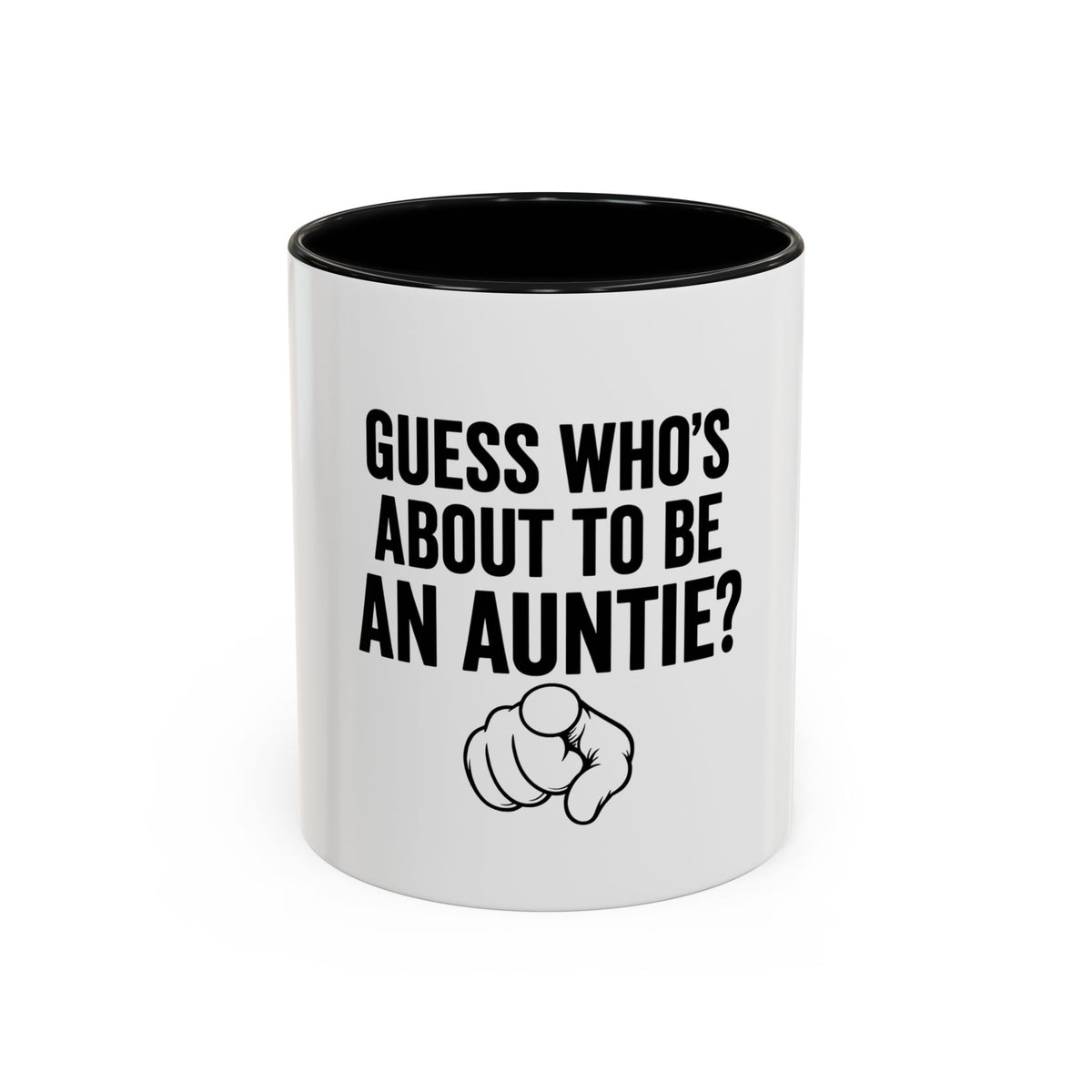 Promoted to Auntie Mug Guess Whos About To Be An Auntie Long Distance Baby Reveal Pregnancy Announcement Gift For Sister Aunt To Be Cup