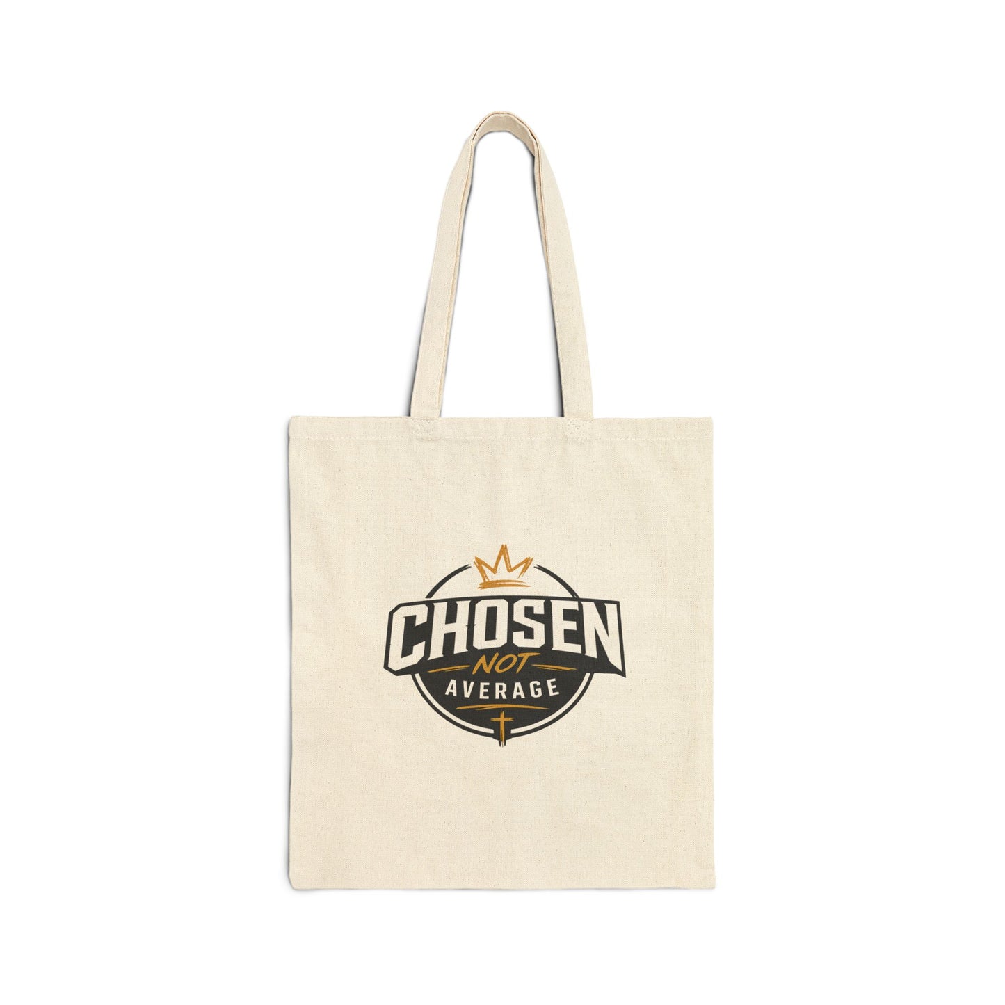 Chosen Not Average College Tote Bag Gift for Him | Inspirational Campus Tote for Students, HBCU Graduation Gift, Christian College Guy Bag