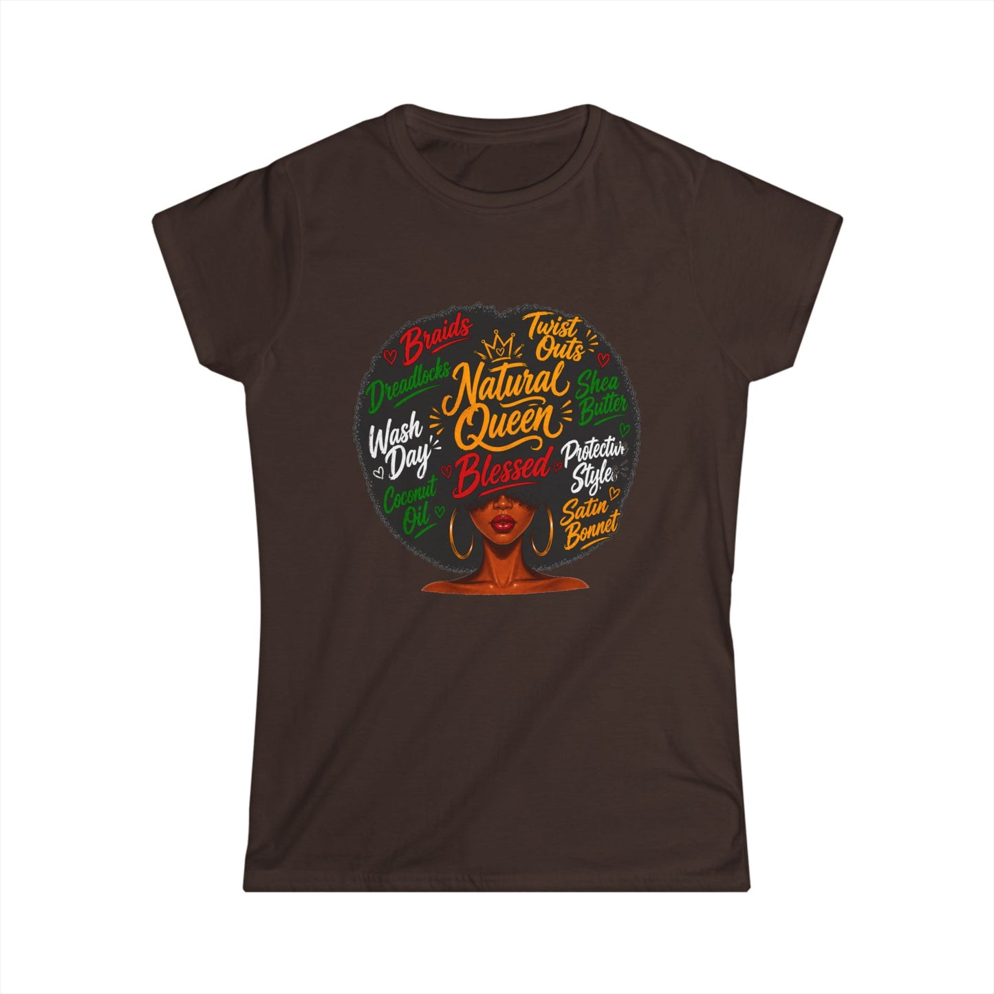 Natural Hair Queen Graphic Tee