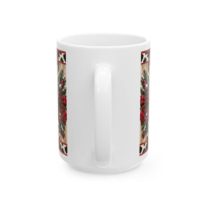 Walking By Faith Tripping Constantly Mug, Western Christian Christmas Gift, Cowgirl Coffee Mug, Cowgirl Mom Gift, Western Christmas Mug