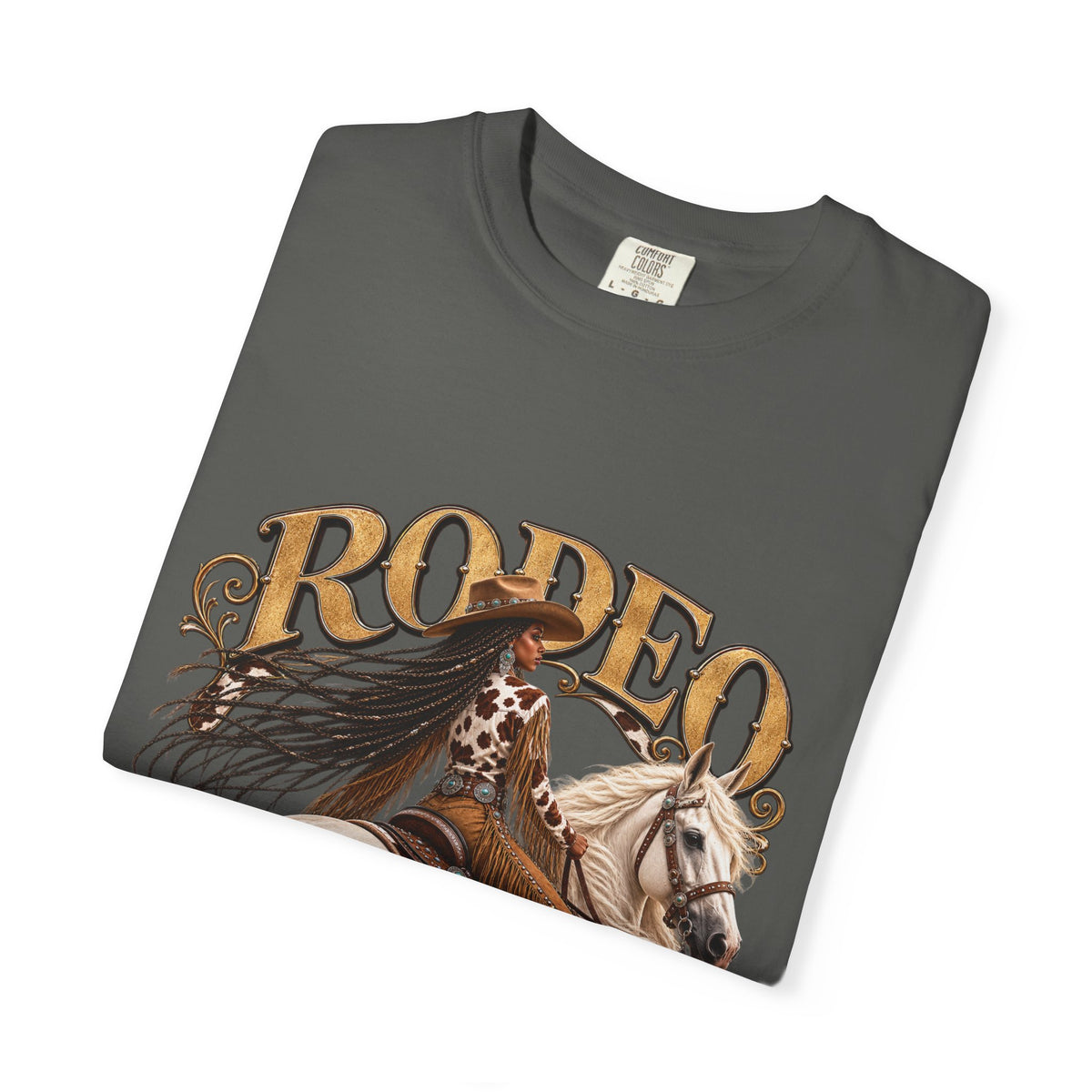 Comfort Colors® Rodeo Soul Black Western Cowgirl Shirt