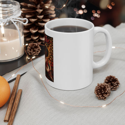 Black Love Mug Mr and Mrs Black Santa Claus Selfie Christmas Coffee Cup Black Couple Holiday Gift African American Santa Mrs Claus Mug